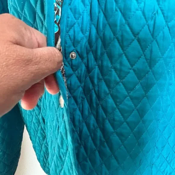 Briggs Of New York Retro Diamond Stitch Quilted Lightweight Jacket Plus Size 3X - Picture 12 of 16